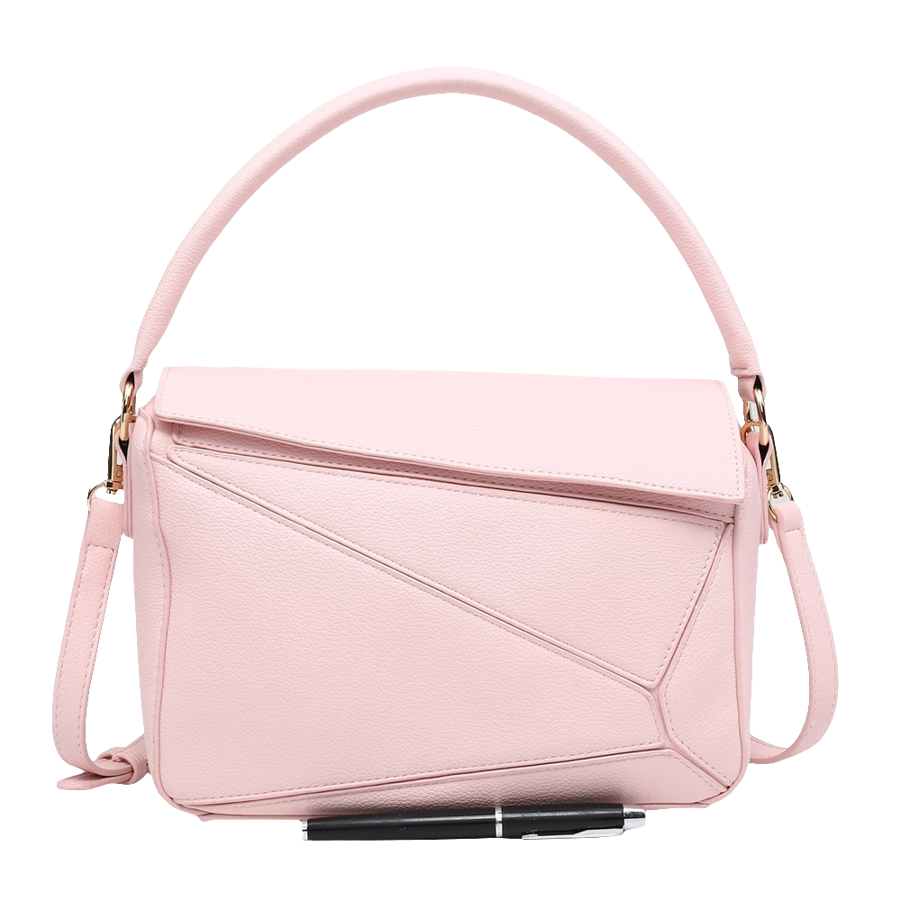 Geometric Soft Crossbody with Strap