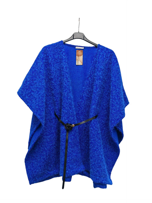 Wool blend belted jacket