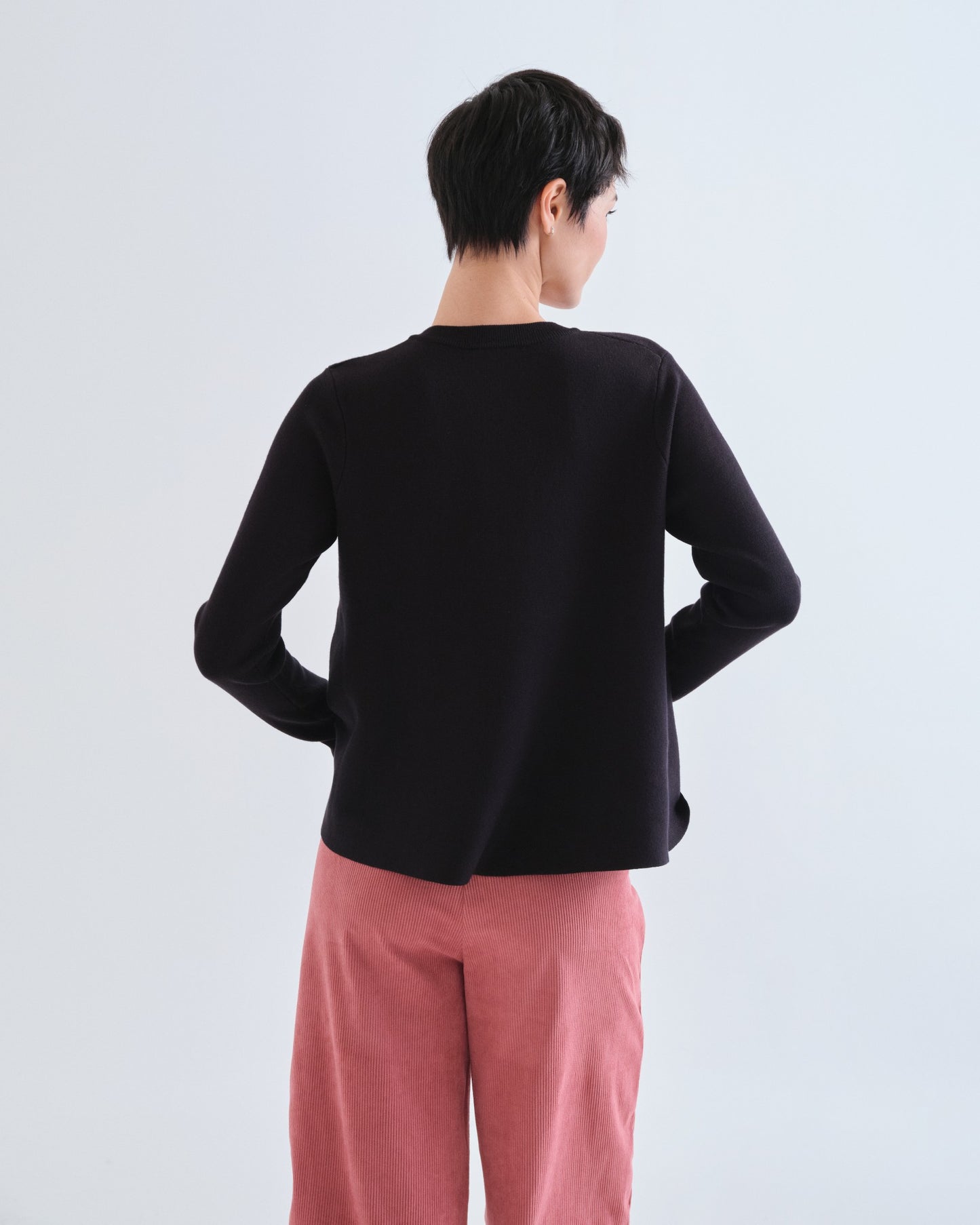 Pre-order* Compañía Fantástica: Black Cardigan with colourful buttons