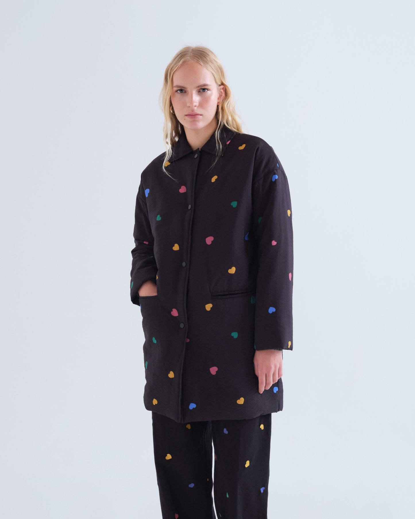 Pre-order* Compañía Fantástica: Heart pattern coat