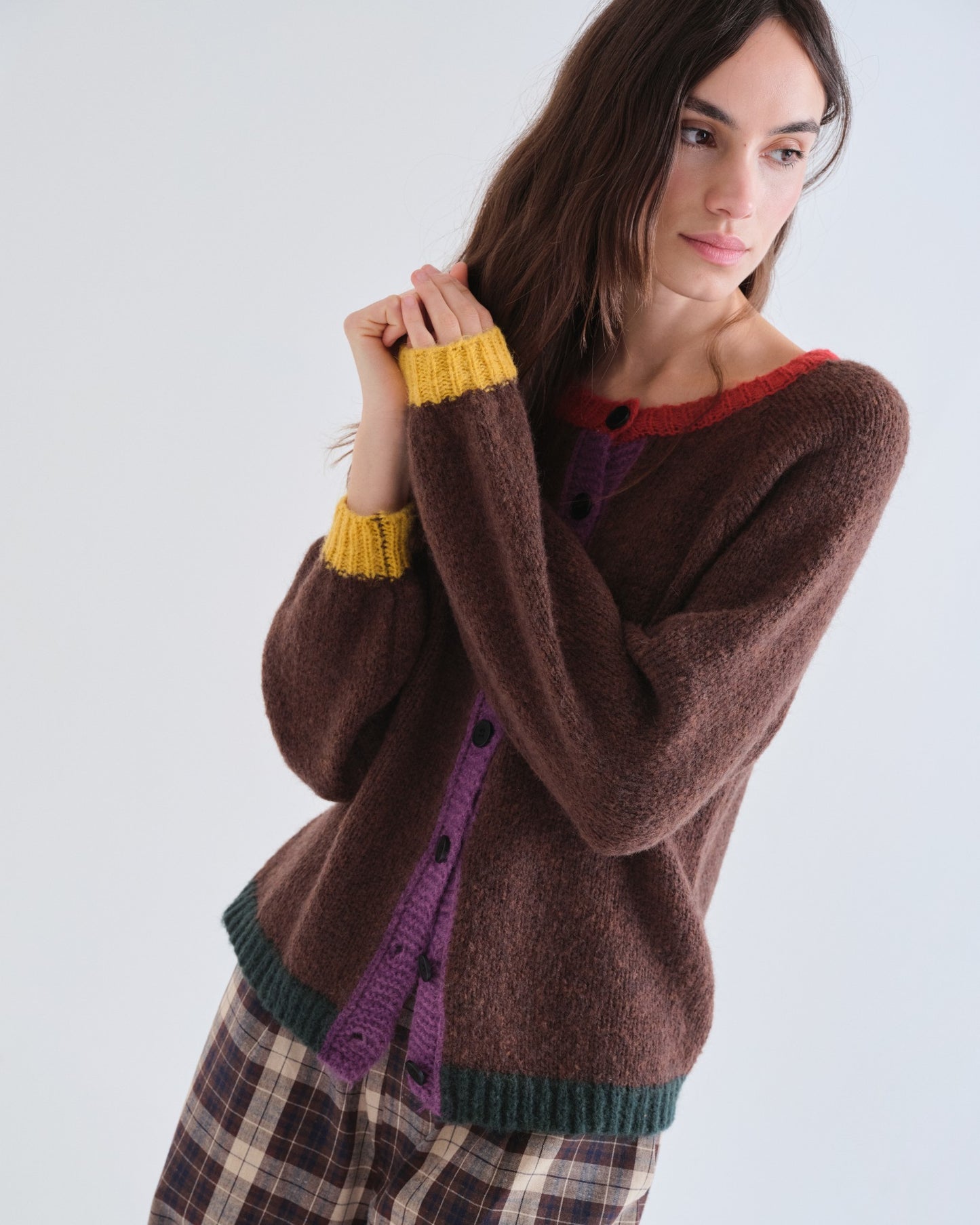 Pre-order* Compañía Fantástica: Brown cardigan