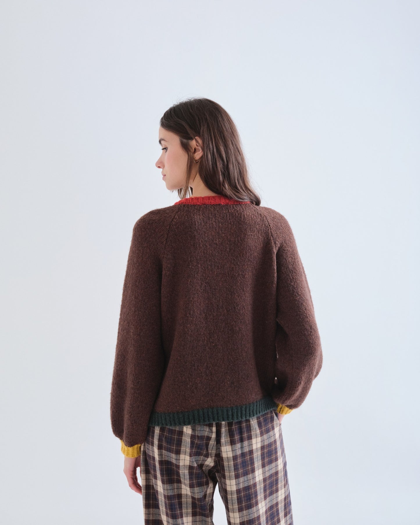 Pre-order* Compañía Fantástica: Brown cardigan