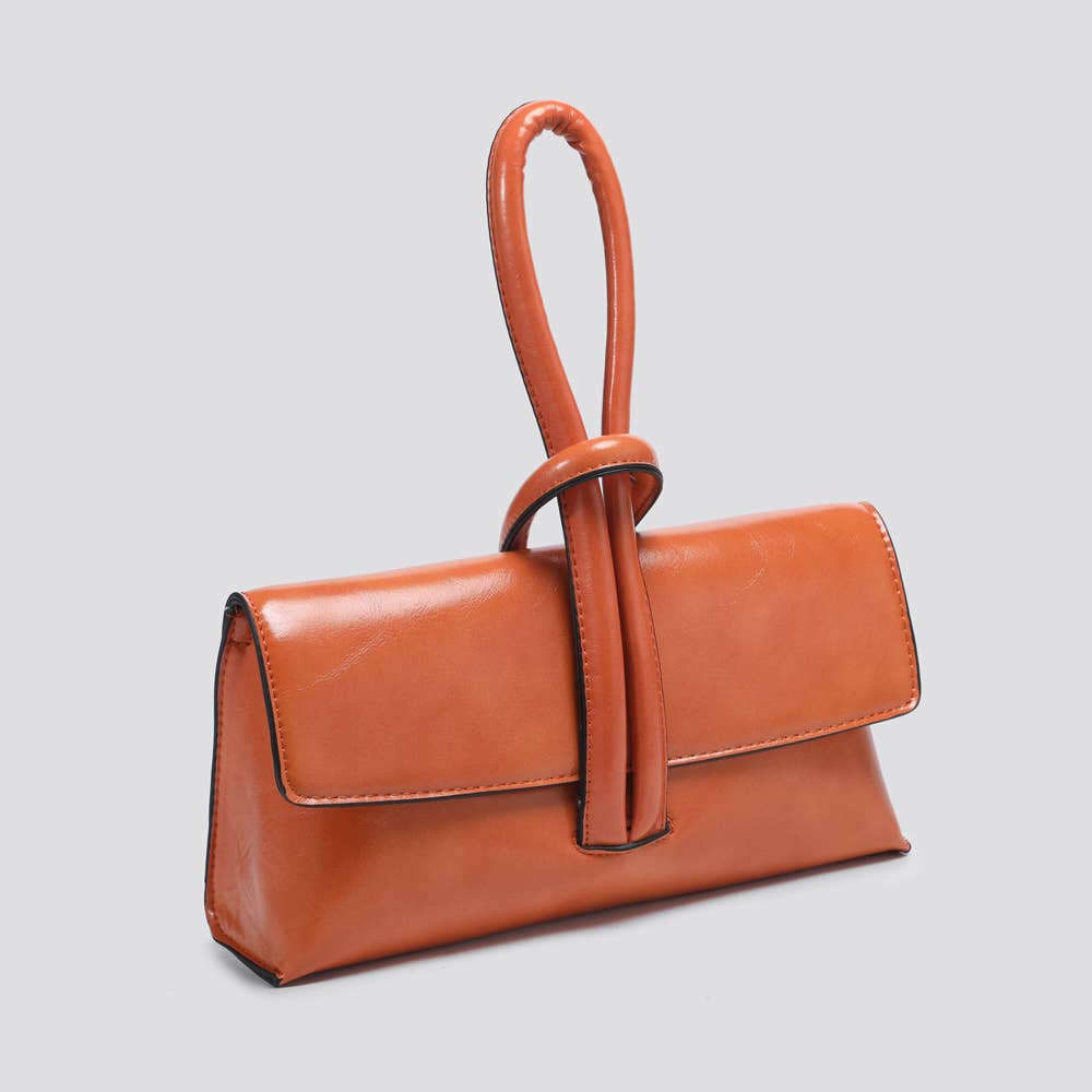 Vegan Leather Knot Handbags