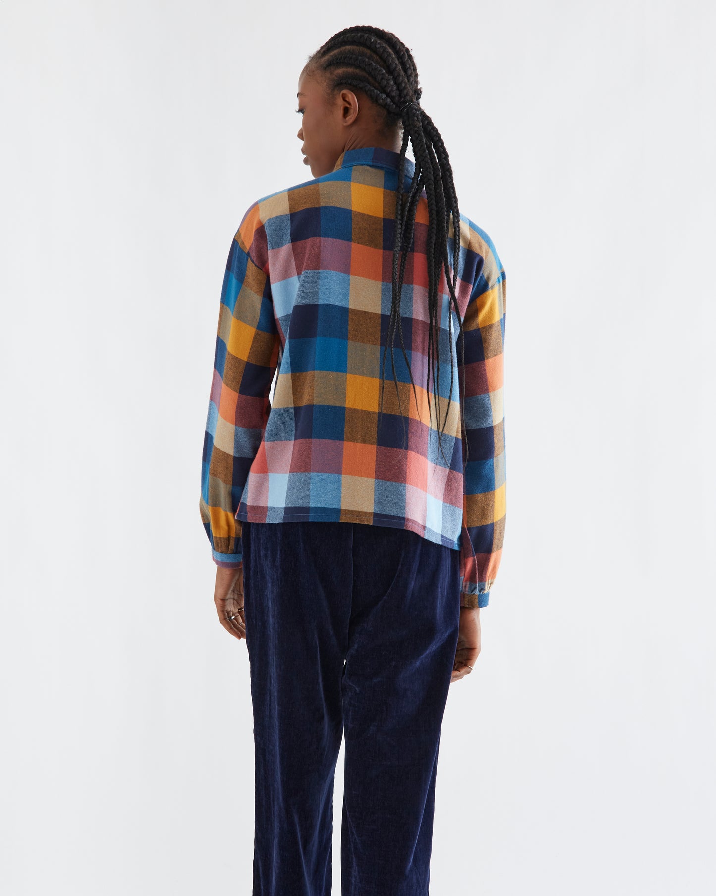 Pre-order* Compañía Fantástica: Multi-coloured plaid shirt