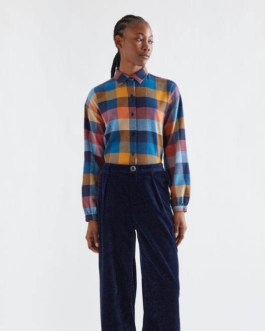 Pre-order* Compañía Fantástica: Multi-coloured plaid shirt