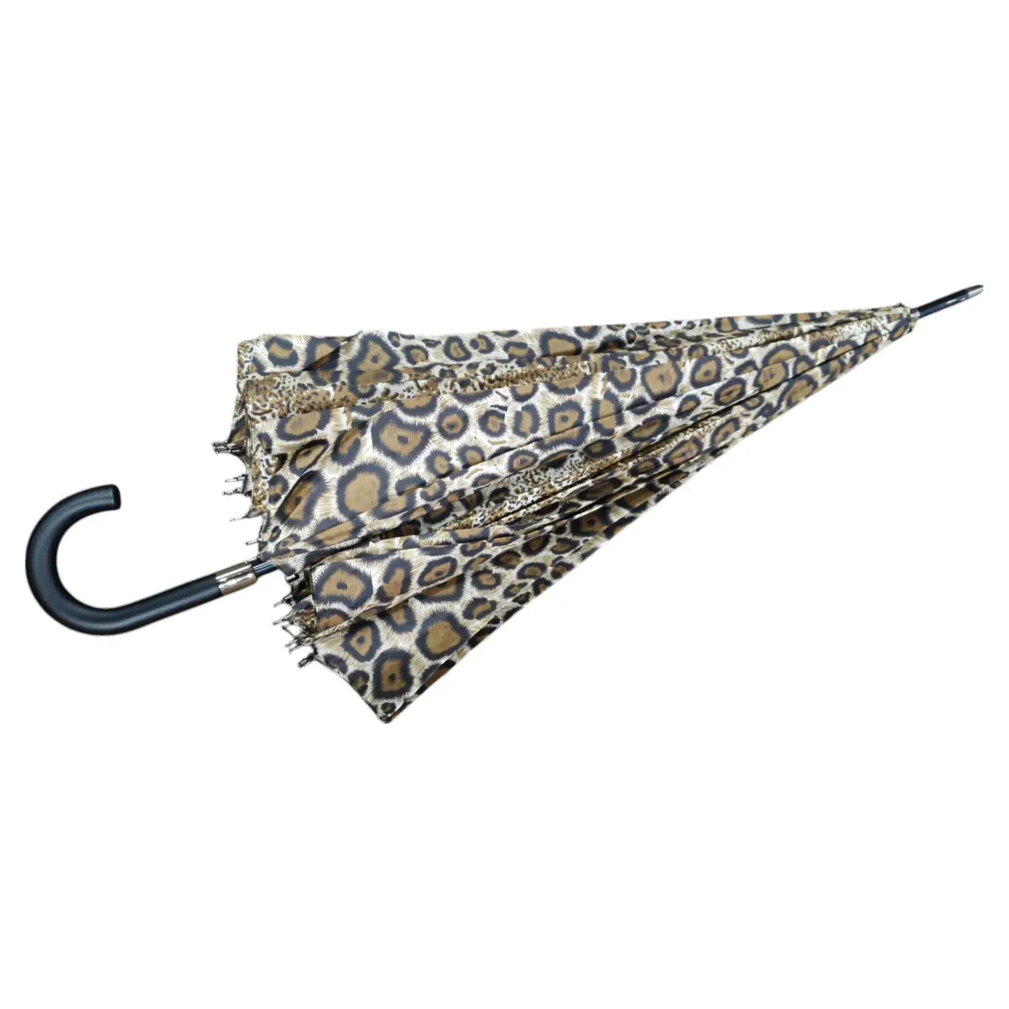 Large Leopard Print Long Stick Umbrella
