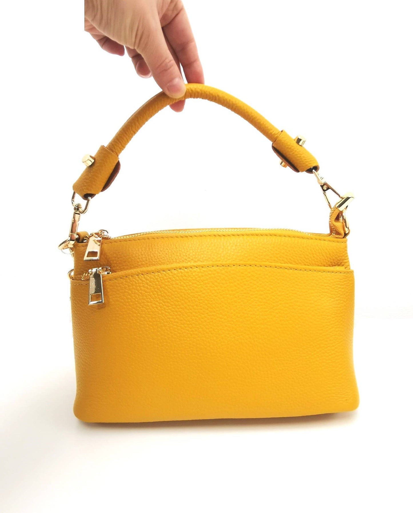 Real Leather Crossbody Bag