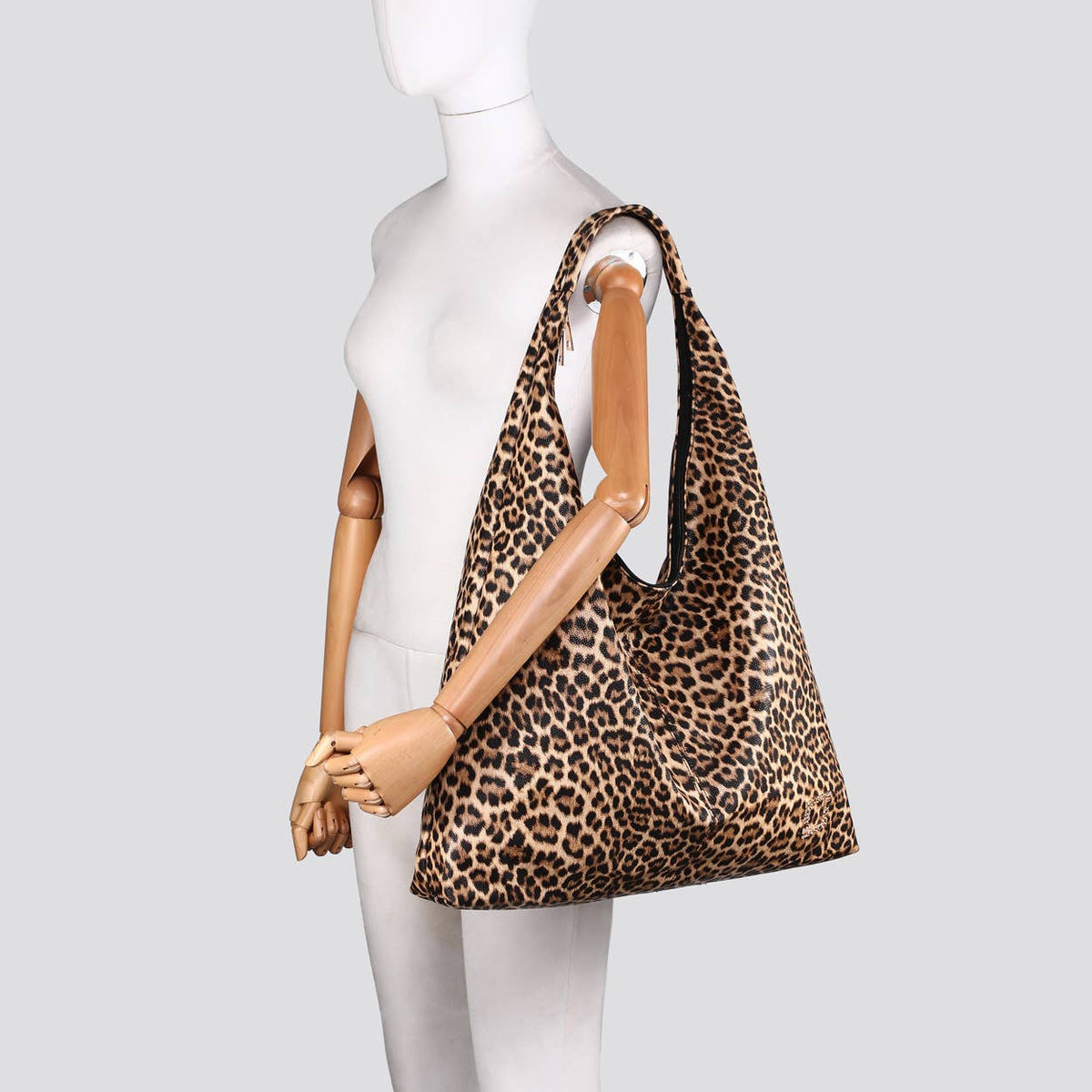 Leopard Print Slouch Bag