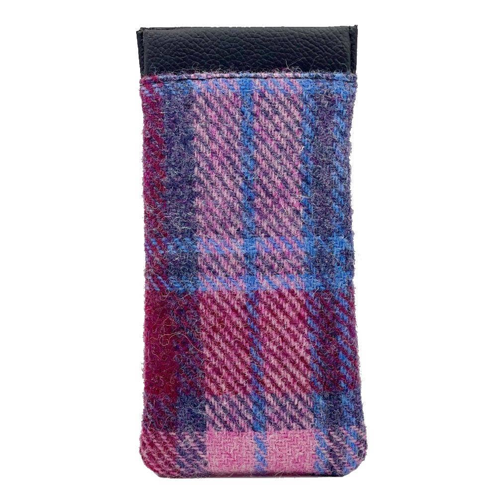 Harris Tweed Glasses Sleeve Pastel Pink