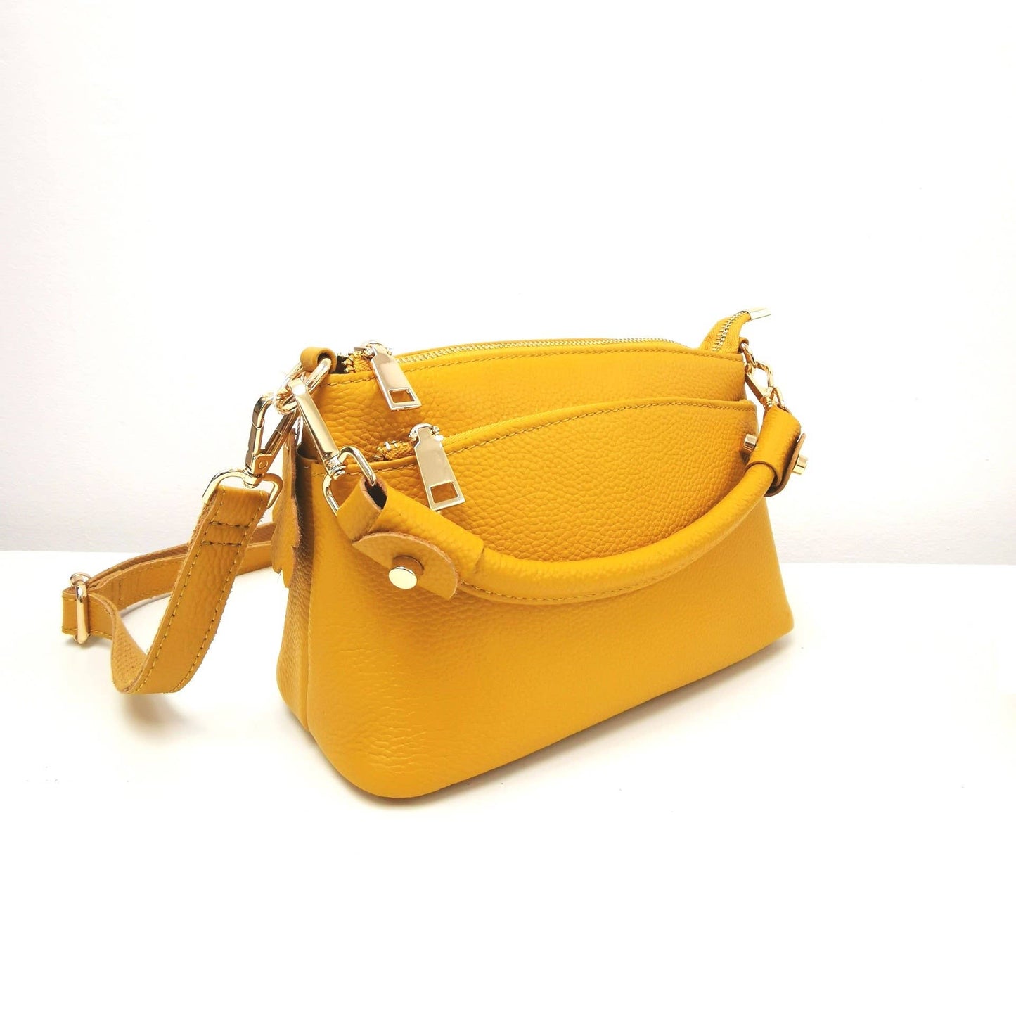 Real Leather Crossbody Bag