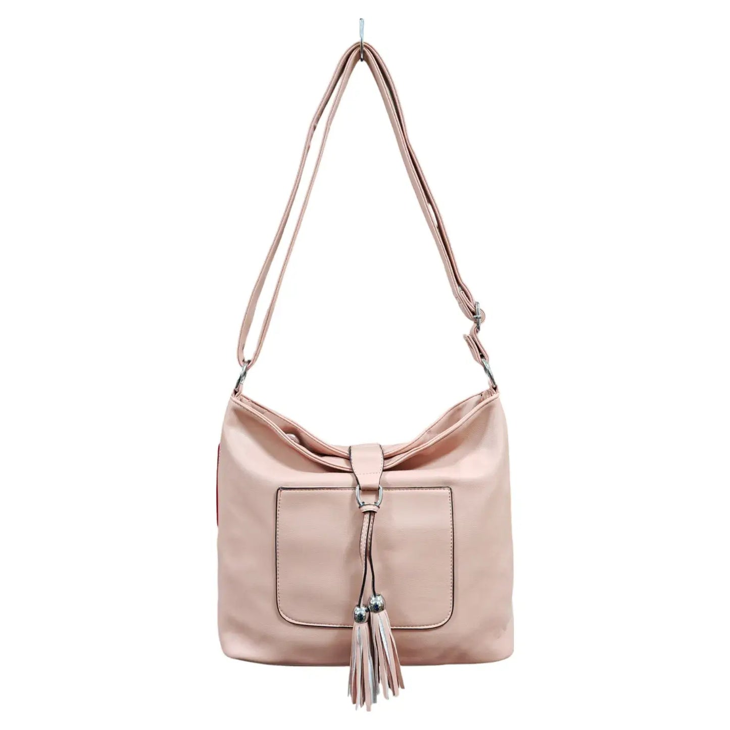 Pink Soft Front Hobo Bag