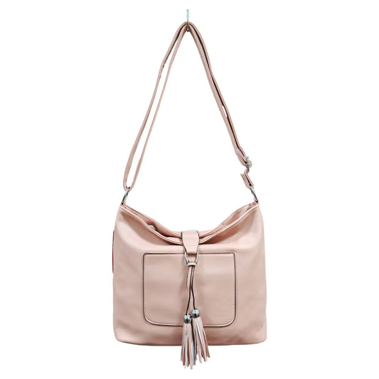 Pink Soft Front Hobo Bag