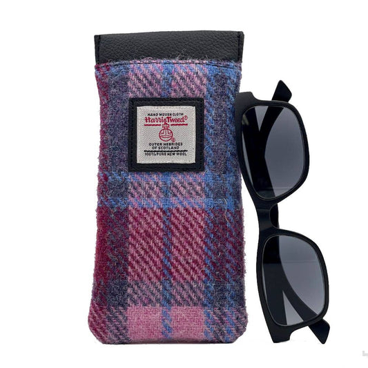 Harris Tweed Glasses Sleeve Pastel Pink