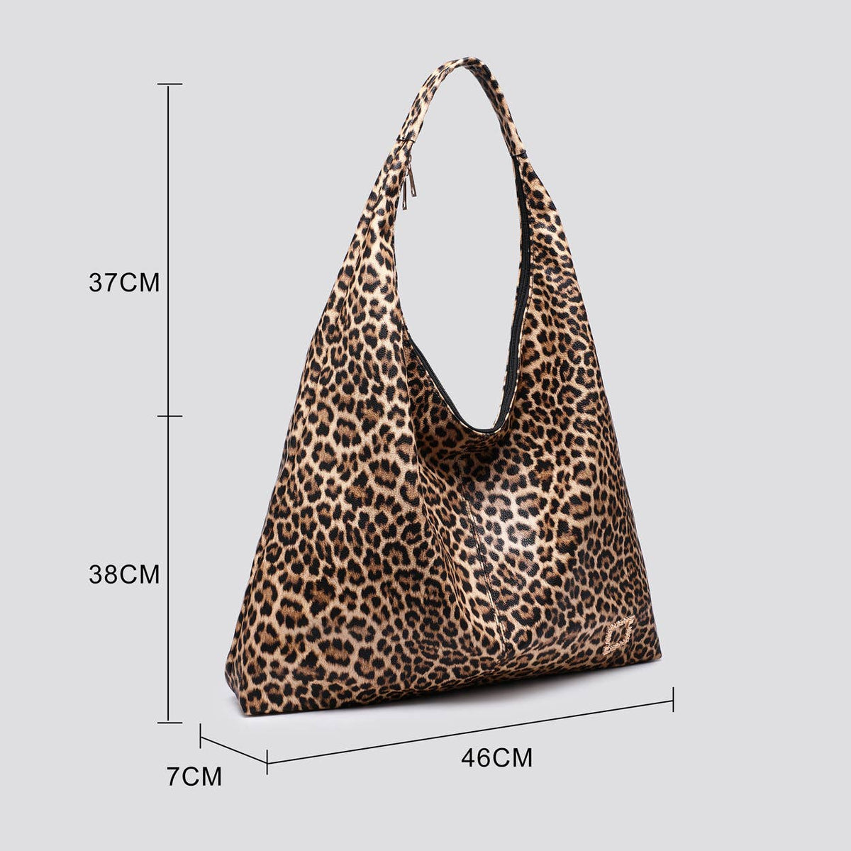 Leopard Print Slouch Bag