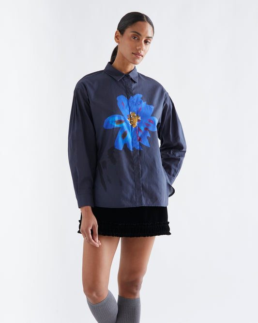 Pre-order* Compañía Fantástica: Blue flower shirt