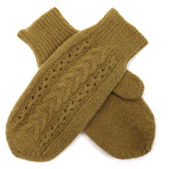 Cable Knit Mittens