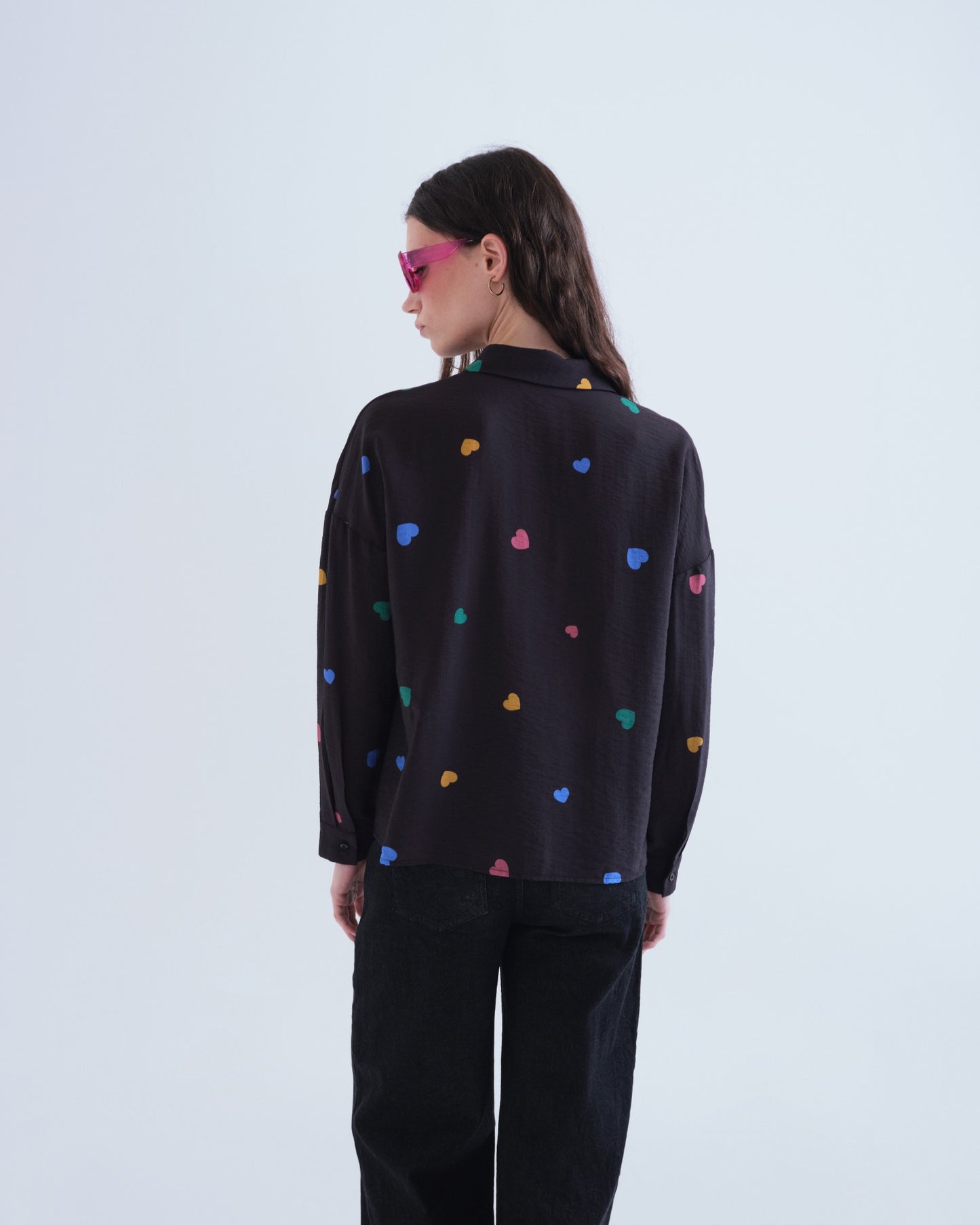 Pre-order* Compañía Fantástica: Heart pattern shirt