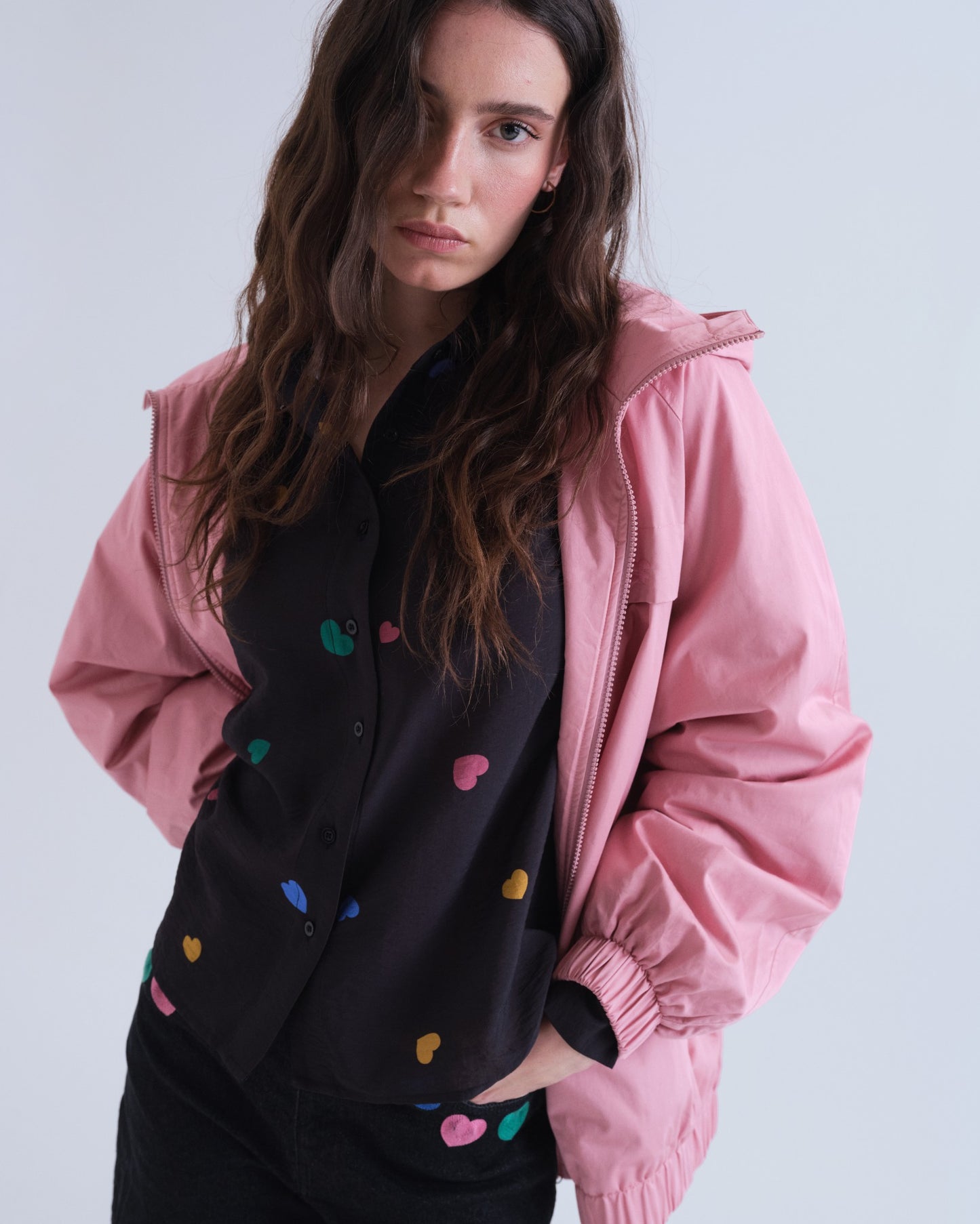 Pre-order* Compañía Fantástica: Heart pattern shirt