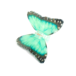 Mint Butterfly Claw Clip