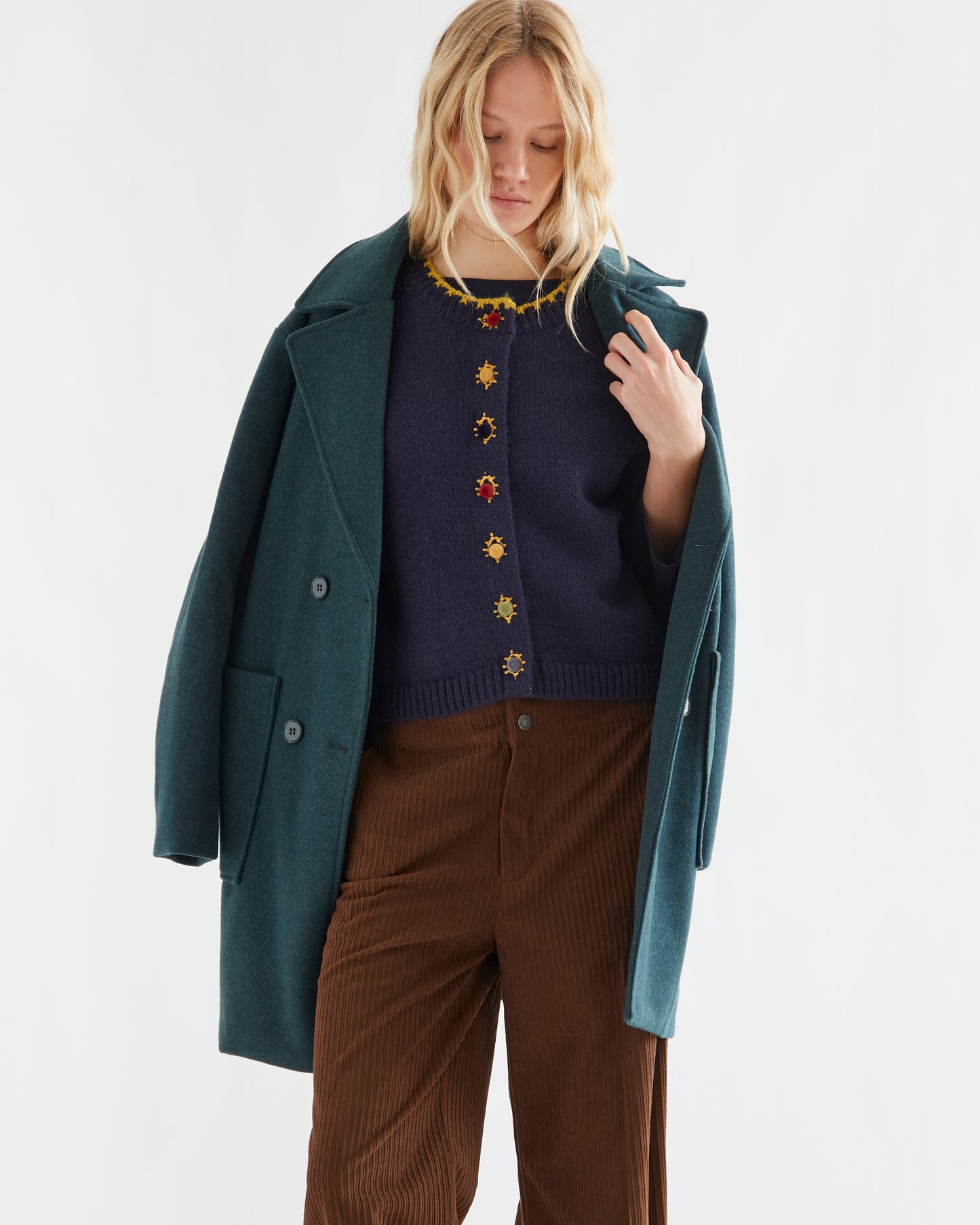 Pre-order* Compañía Fantástica Navy Cardigan