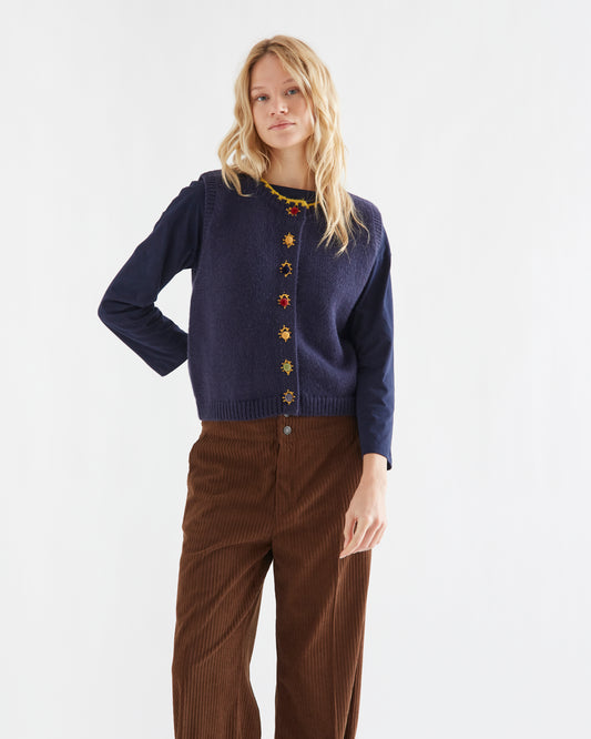 Pre-order* Compañía Fantástica Navy Cardigan