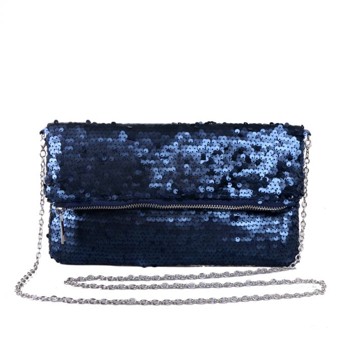 Sequin Foldover Clutch by Red Cuckoo