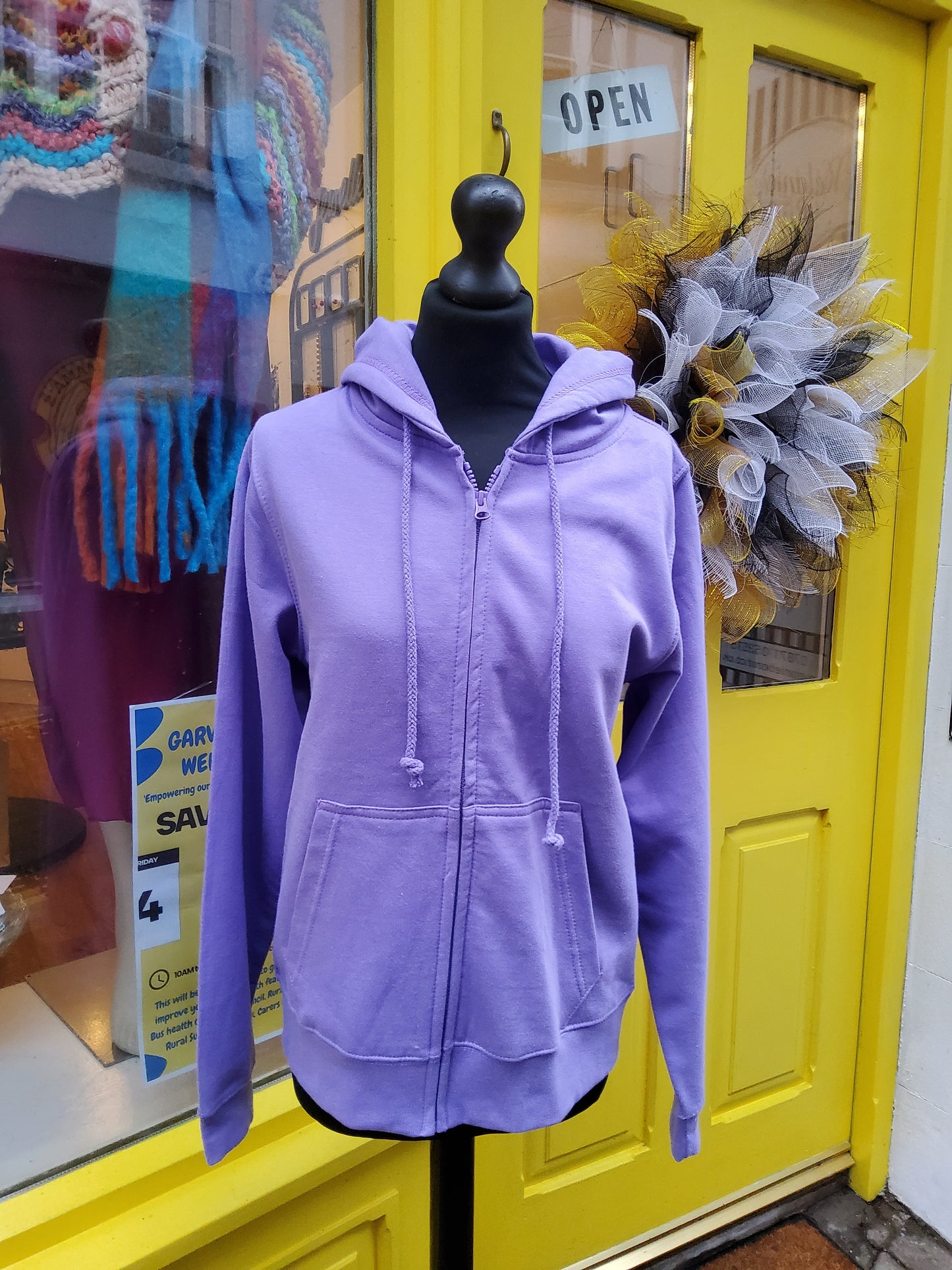 'Daughter of the King' Purple Zipped Hoodie