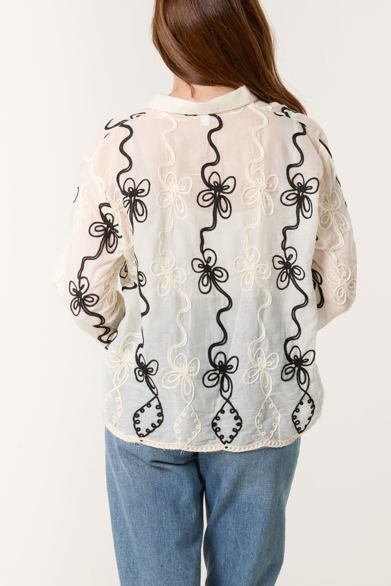 Daisy Embroidered Shirt