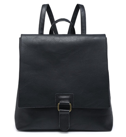 Black Buckle Backpack