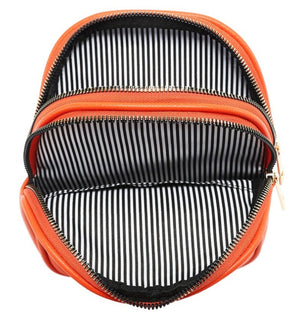 Pink Funky Strap Curved Crossbody Bag
