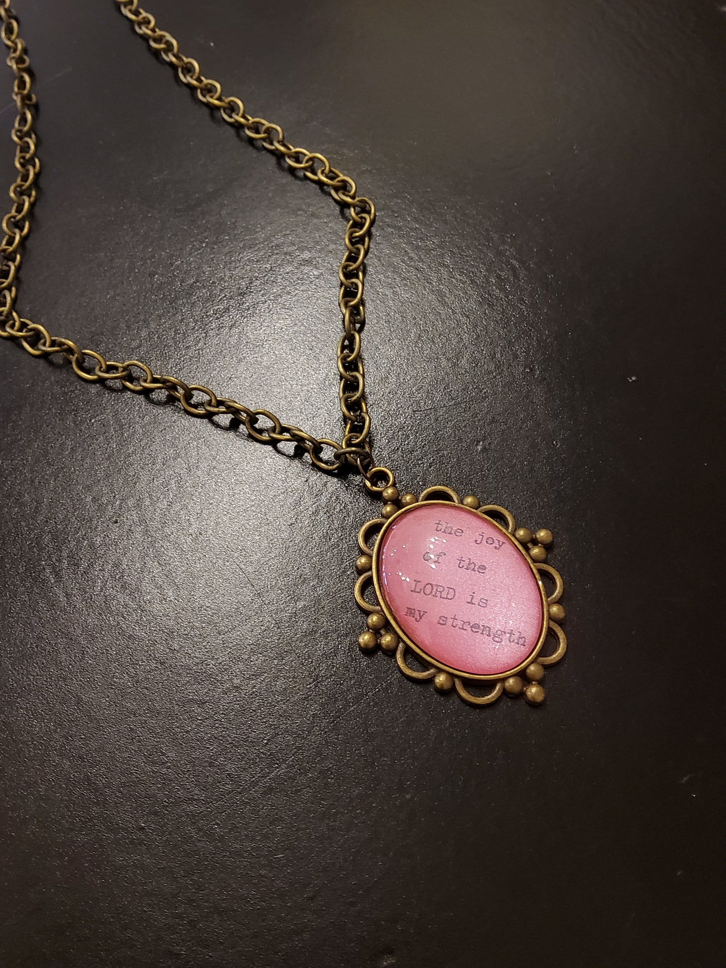 The Joy of the Lord is my Strength Necklace