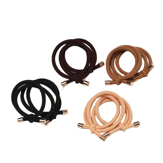 Knot Elastic Hair Ties - 8 Pack
