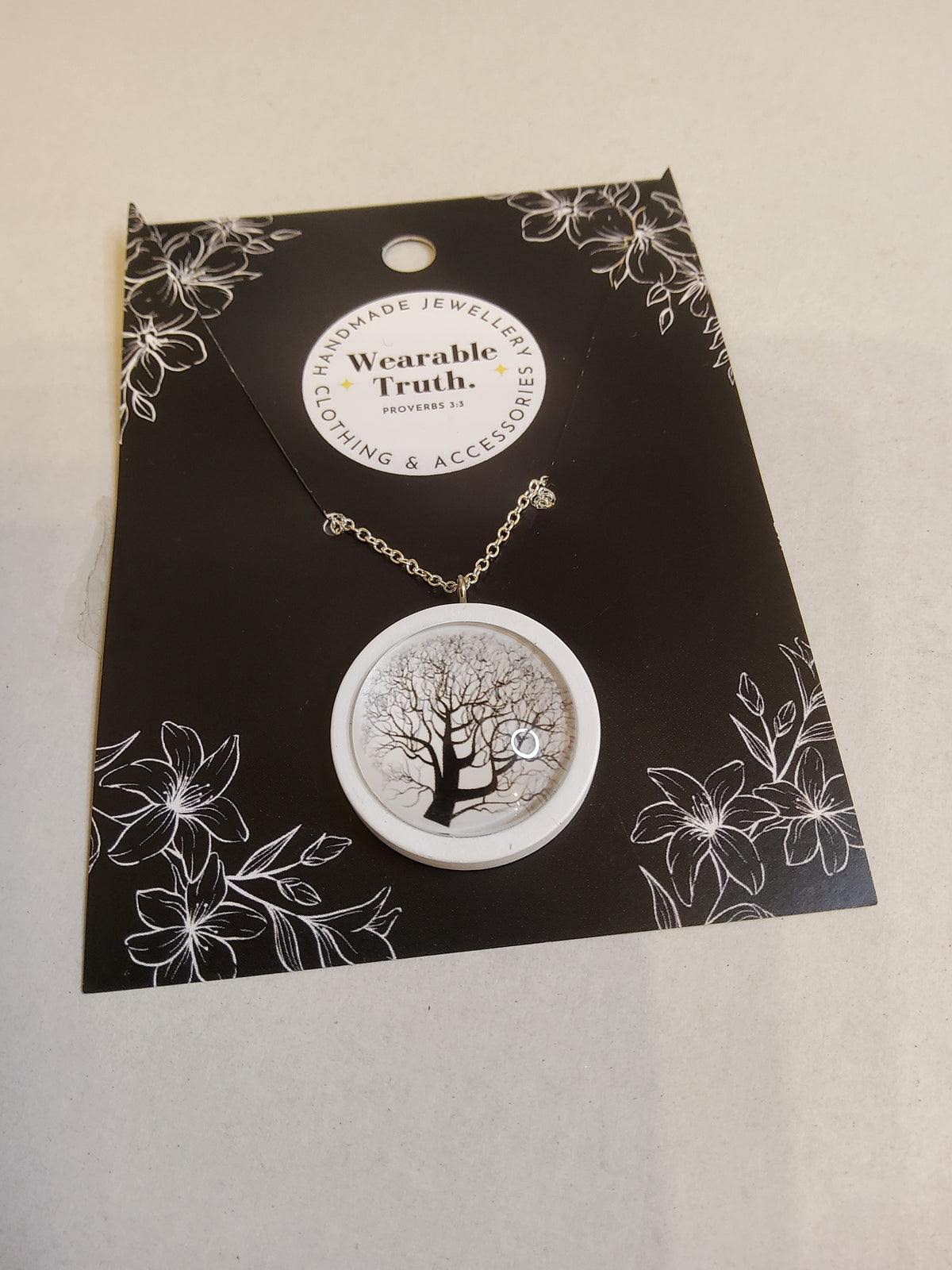 Psalm 1 Tree Necklace