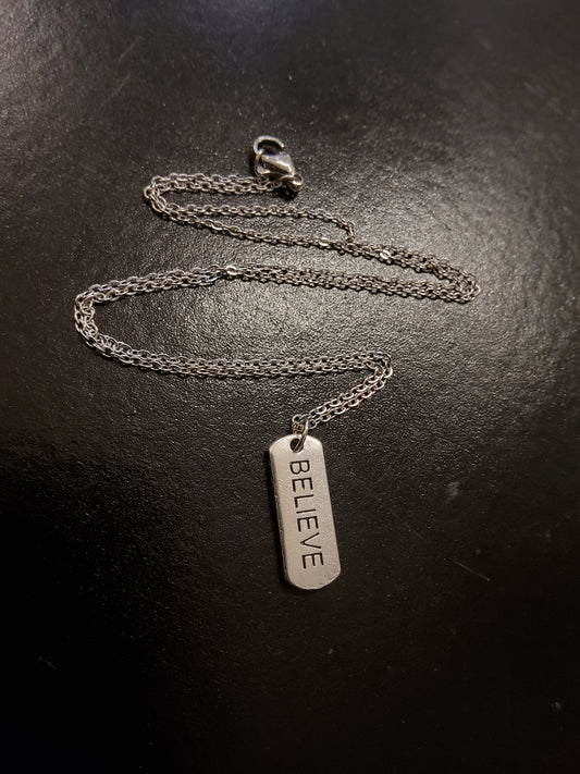 'Believe' Necklace