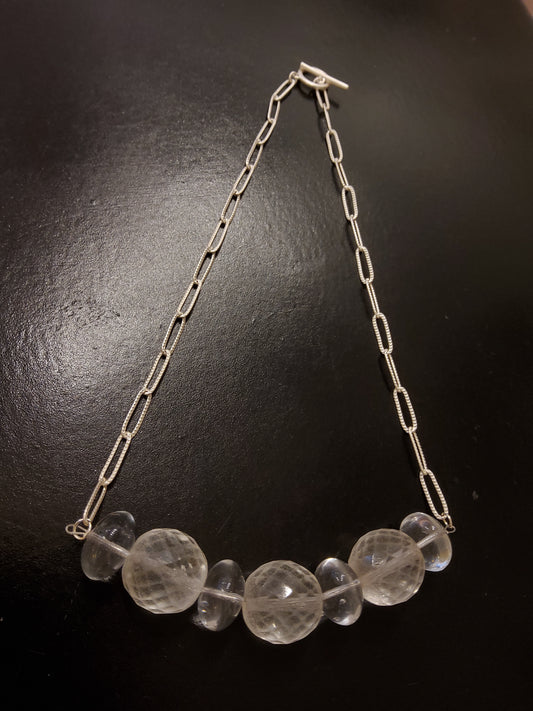 Deluxe Chain Czech Glass Beaded Necklace