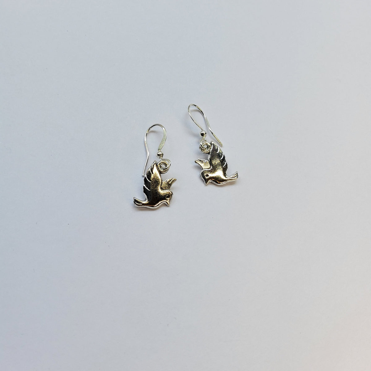 Courage Dear Heart Bird Earrings
