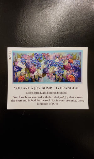 Love’s Pure Light
You Are A Joy Bomb: Hydrangeas” silk blend scarf