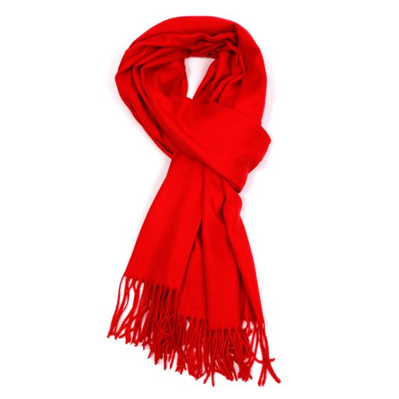 Vibrant Red Scarf