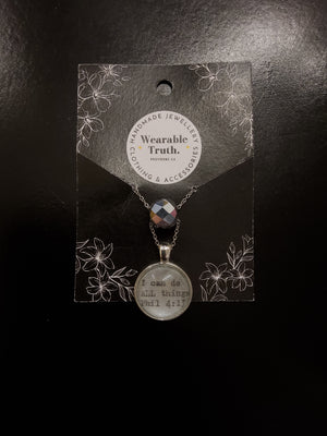'I can do all things' Necklace