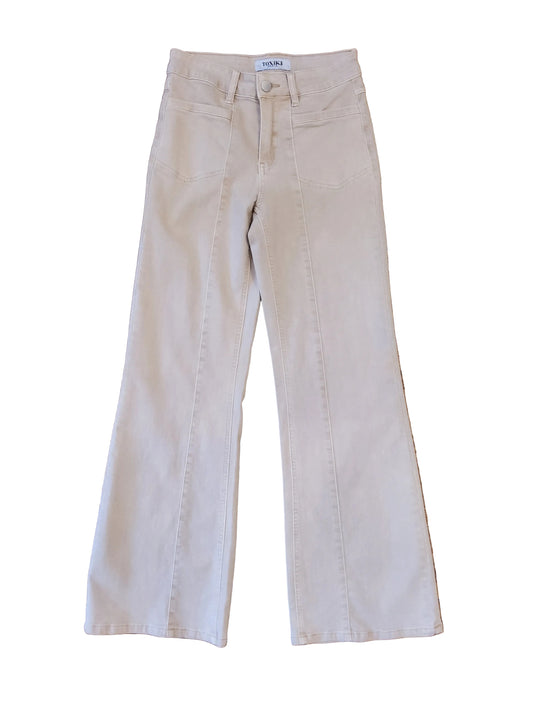 Toxik Beige Wide Leg Jeans