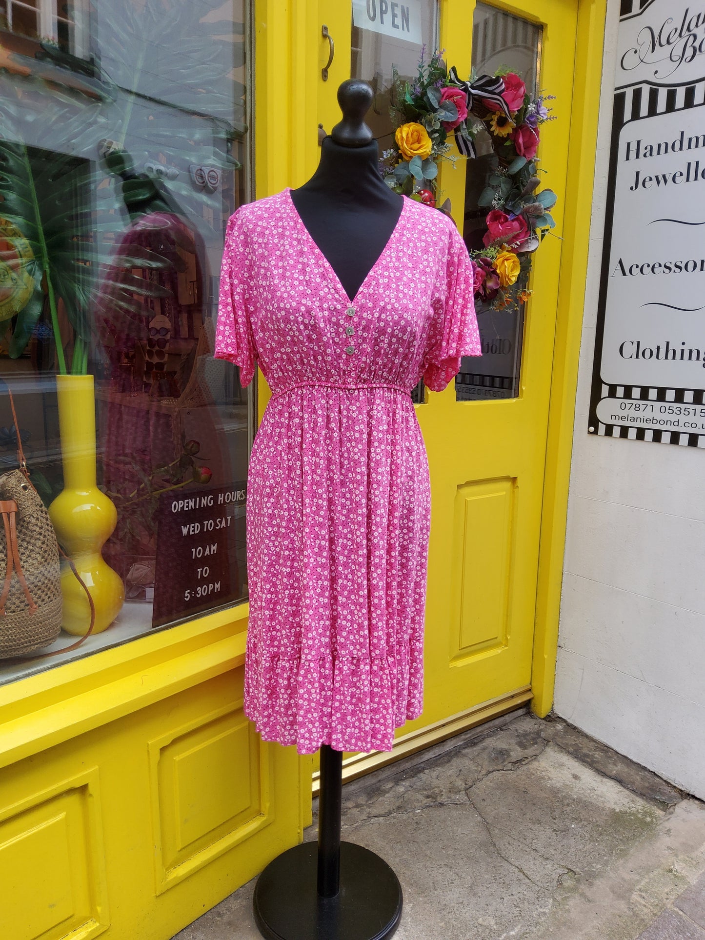Flutter Sleeve Dress