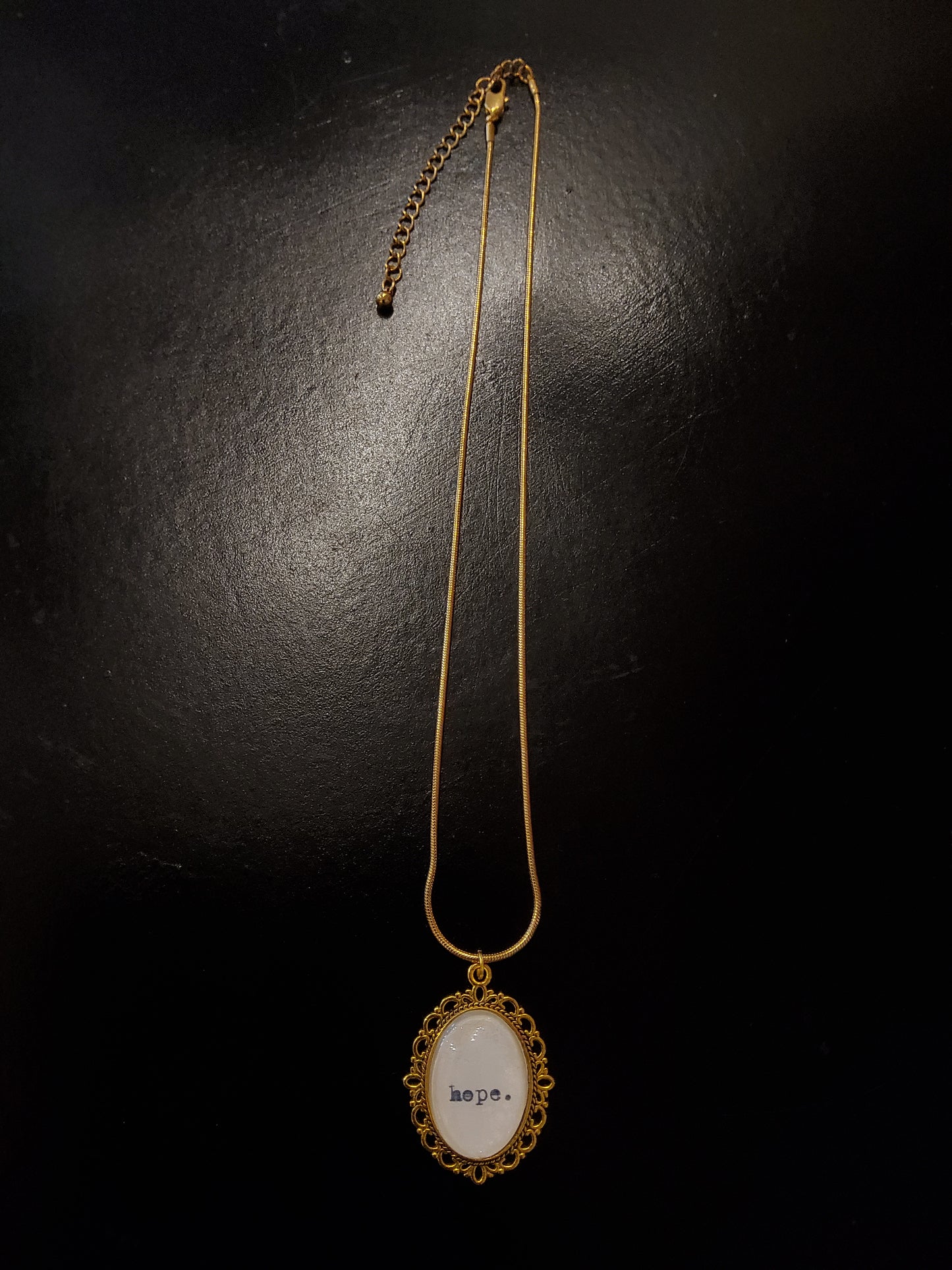 'Hope' Gold Embellished Necklace