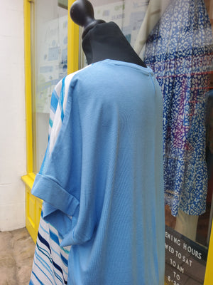 Light Blue Stripe T-Shirt - M/L