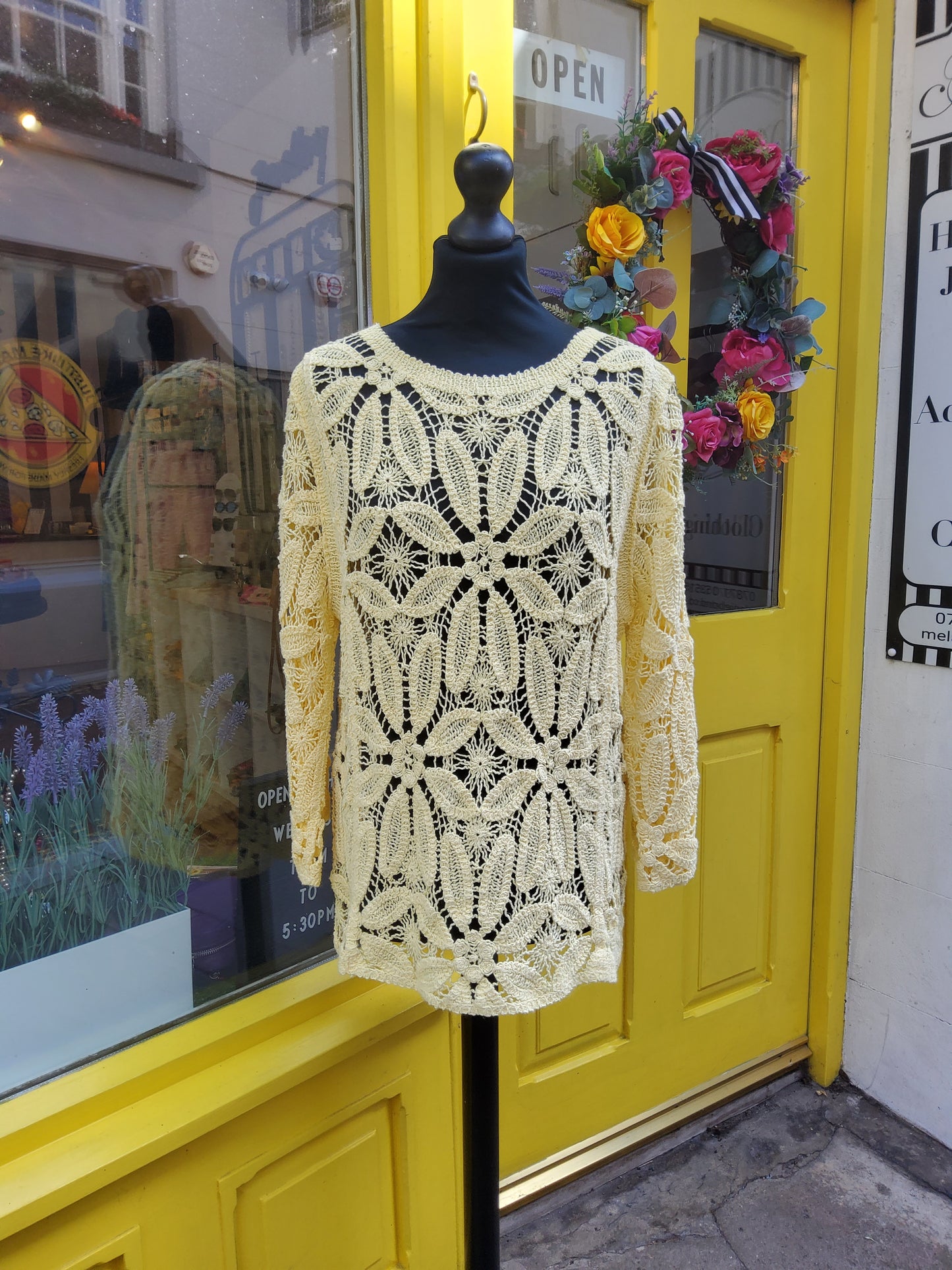 Summer Lemon Crochet Jumper