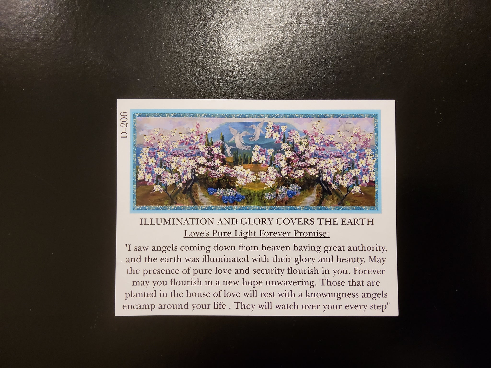 Love’s Pure Light “Illumination and Glory Covers The Earth” silk blend scarf