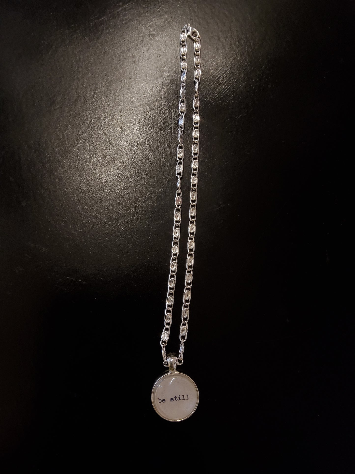 'Be Still' Looped Chain Necklace