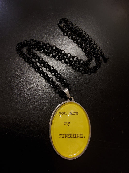 'You are my Sunshine' Pendant Necklace