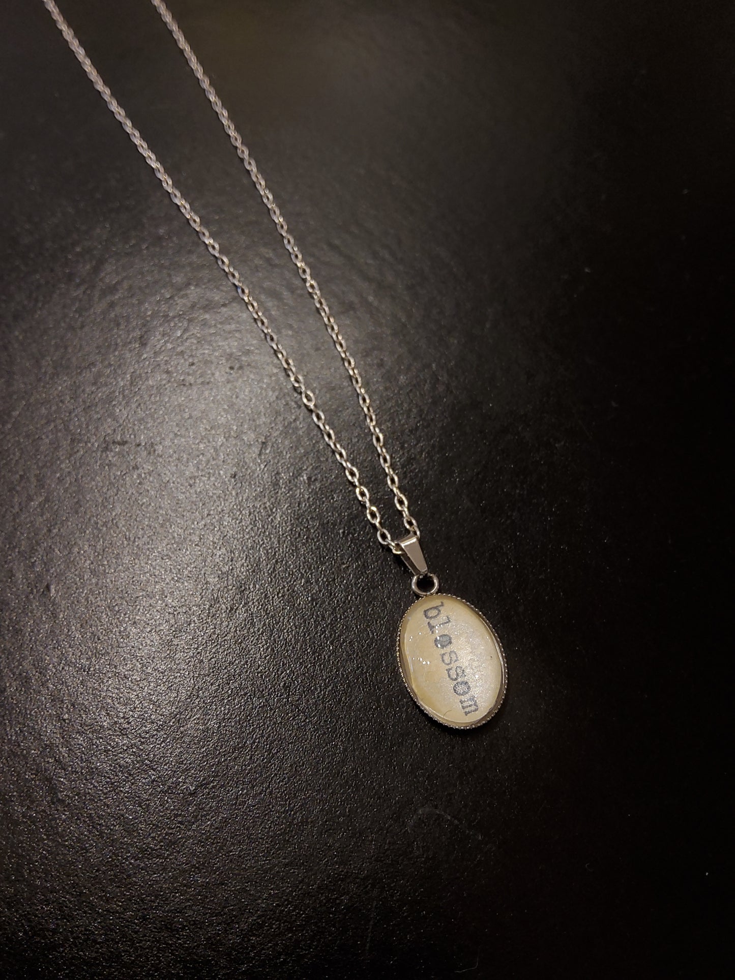 'blossom' Cream Pendant Necklace