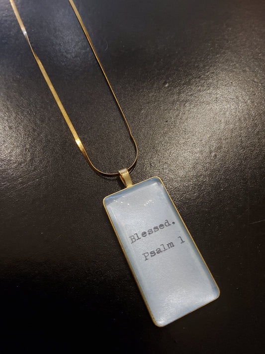 Blessed (Psalm 1) Necklace