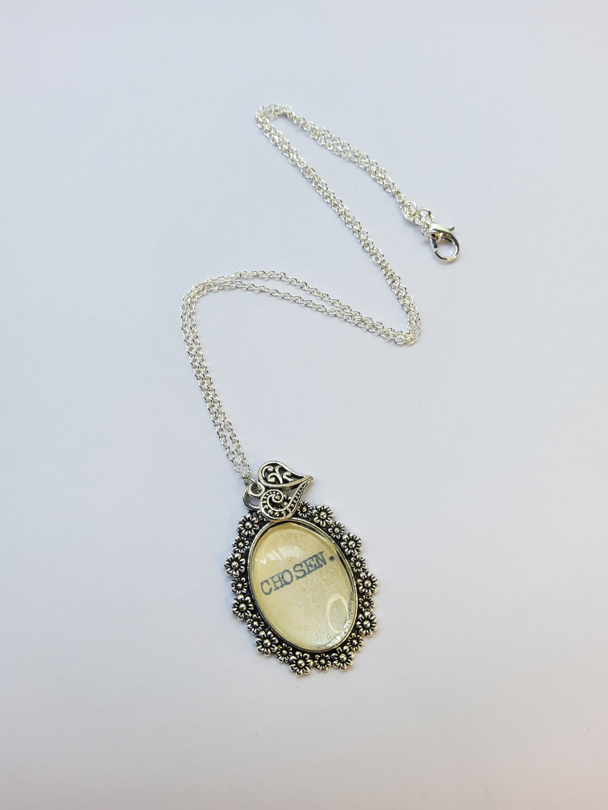 Chosen Heart Silver Necklace